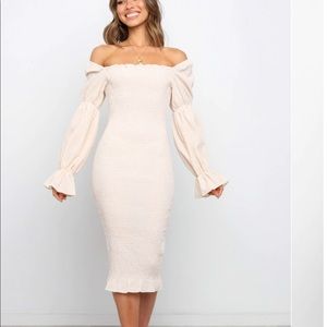 Petal + Pup Leona Apricot Dress 12